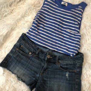 American Eagle Stretch Jean Shorts